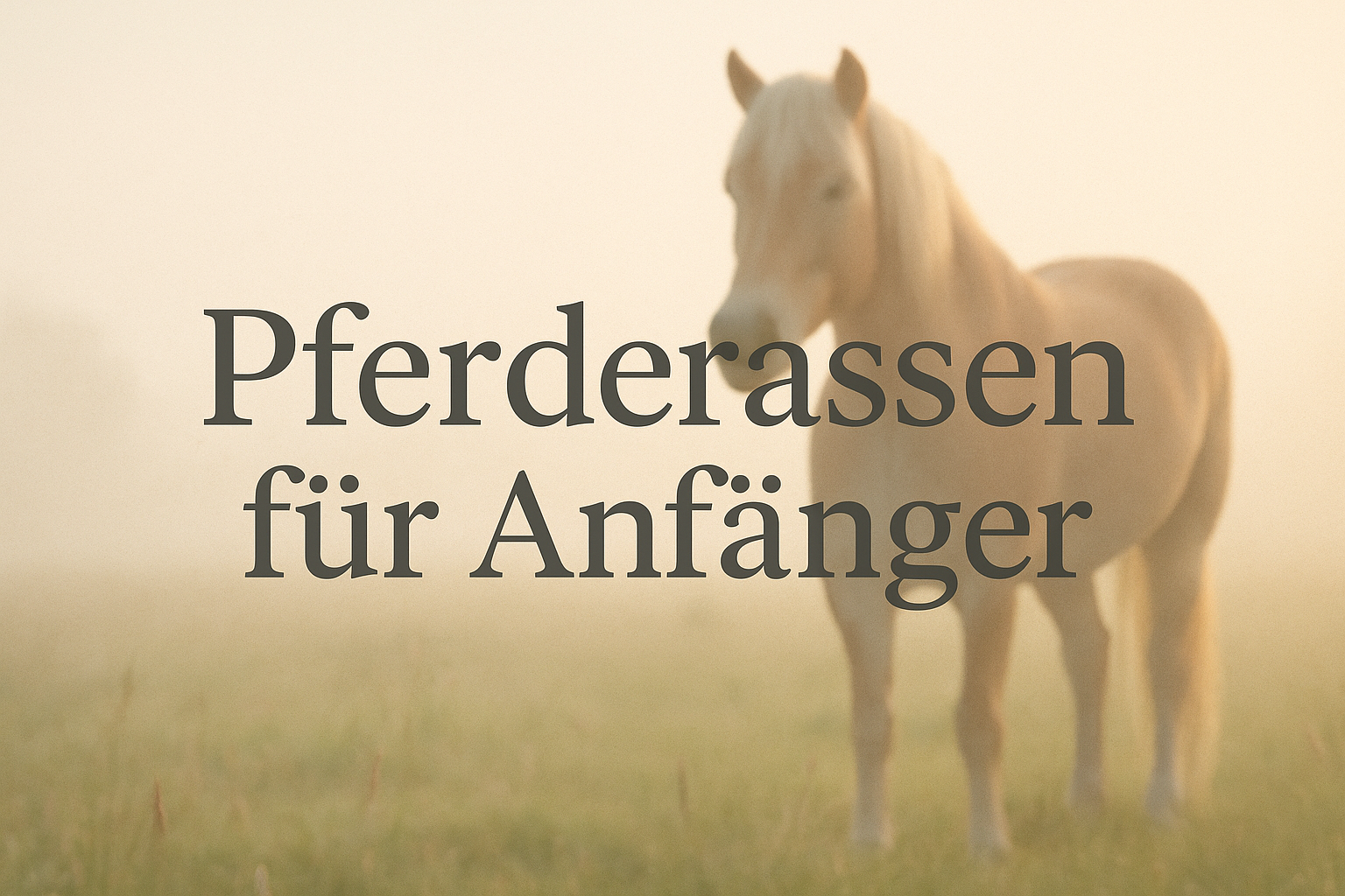 Die besten Pferderassen für Anfänger – sanft, geduldig & absolut herzenswarm